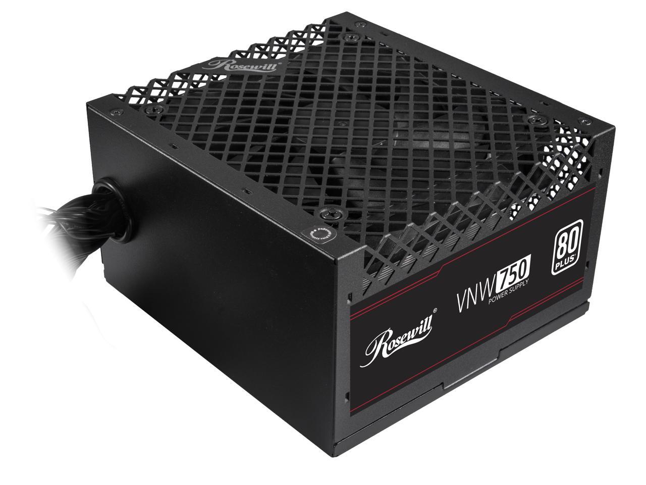 Power Supply 750W - โรสวิลล์ VNW 750W 80+ ได้รับการรับรองมาตรฐานสีขาว, ดีไซน์