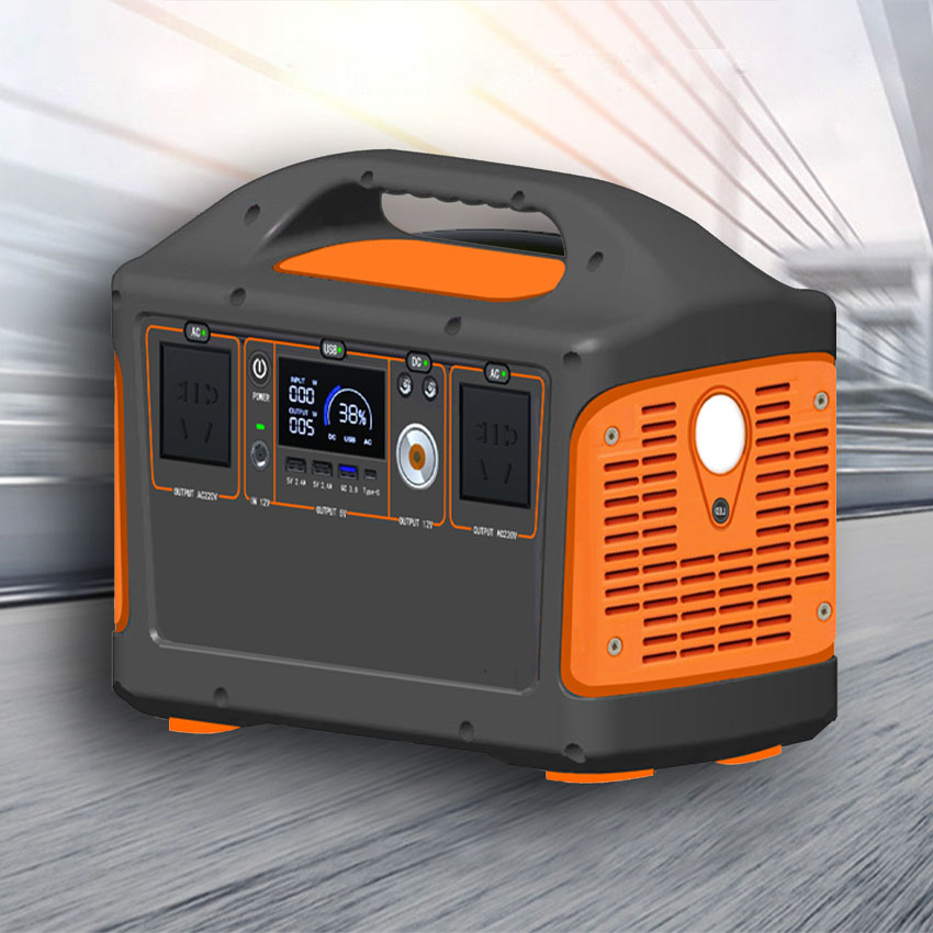 Power Supply - สถานีพลังงานสำรองแบบพกพาออลอินวัน 600W แบตเตอรี่ลิเธียม Lifepo4 สำหรับจ่ายพลังงาน ท่องเที่ยว