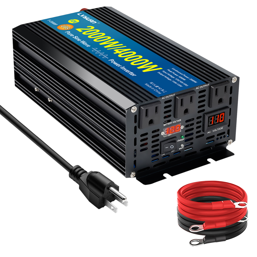 Power Supply 12V - อินเวอร์เตอร์ LVYUAN 1500W พร้อมฟังก์ชัน UPS และเครื่องชาร์จ