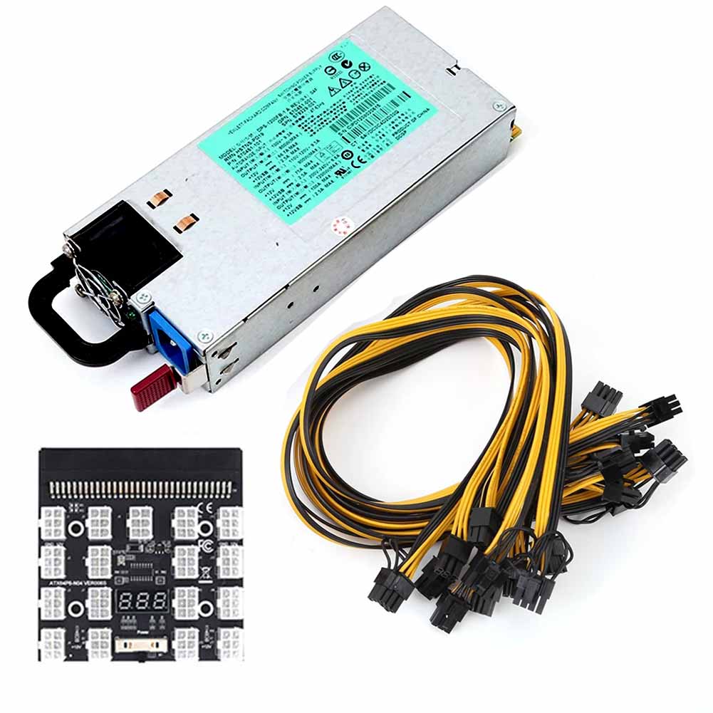 Psu Computer - 1200W Mining GPU PSU Server 498152-001