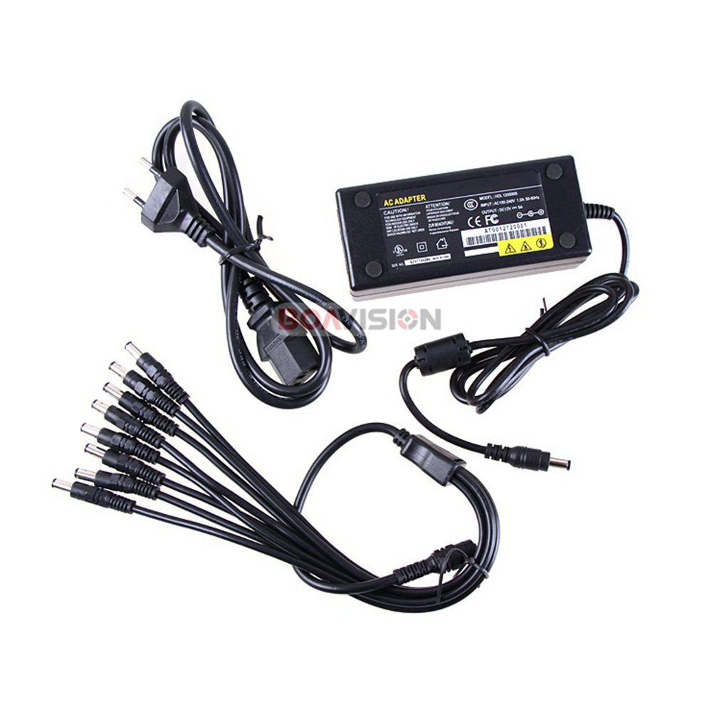 12V 5A 8 พอร์ตกล้องวงจรปิดAC A - Ac Power Supply บทวิจารณ์และราคา