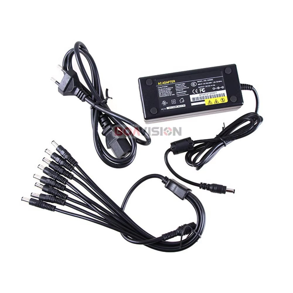 12V 5A 8 พอร์ตกล้องวงจรปิดAC A - Ac Power Supply บทวิจารณ์และราคา