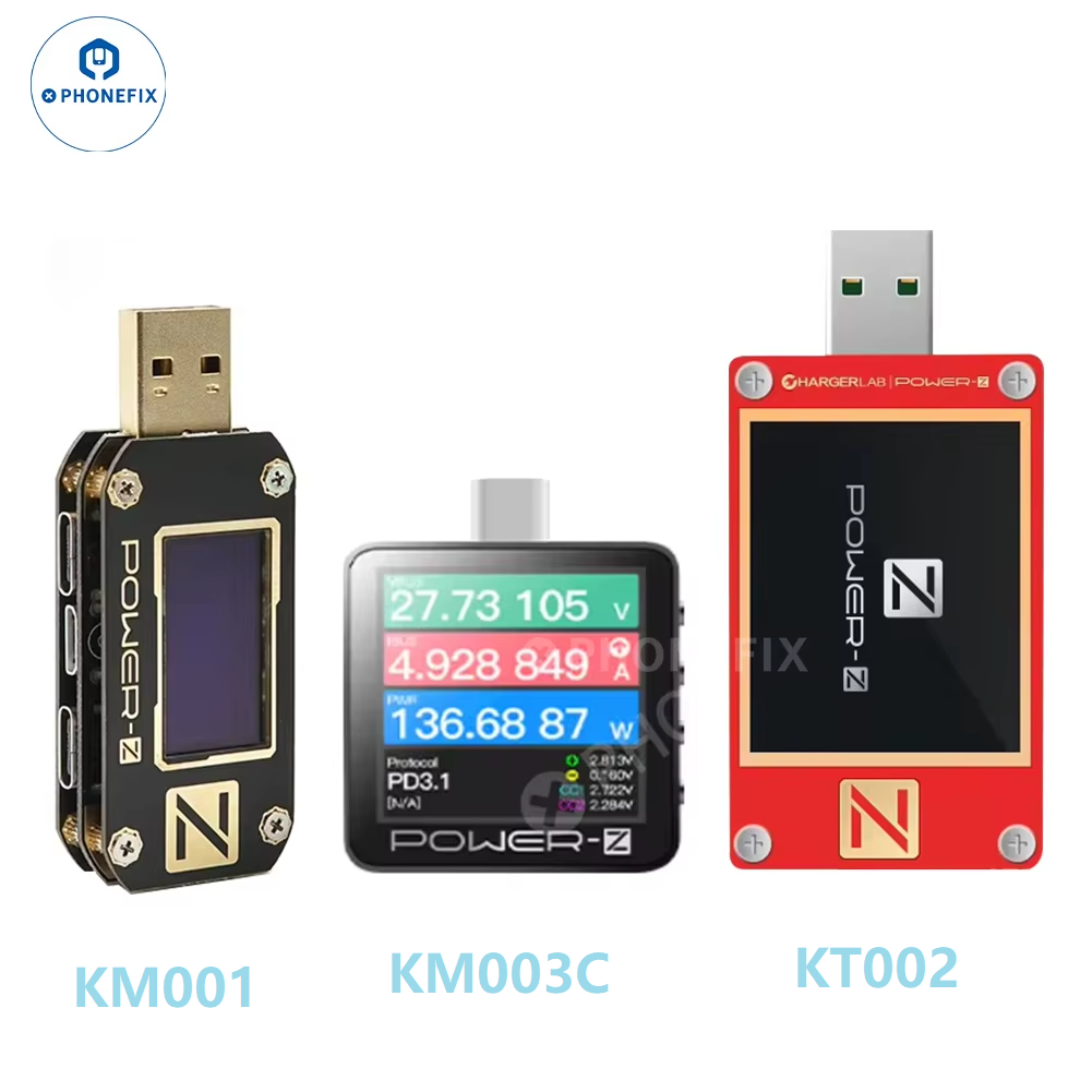 POWER-Z KM003C KM001 KT002โพรโ - Power Supply Tester บทวิจารณ์และราคา