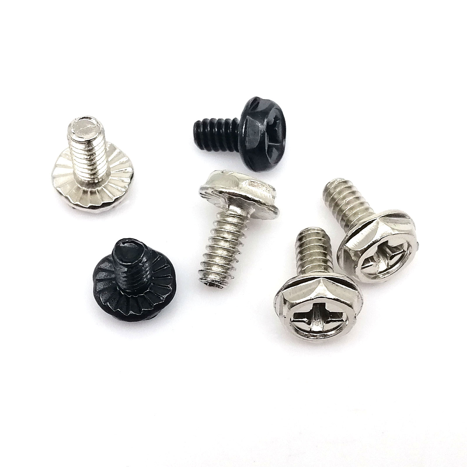 100 ชิ้นสีดําเงิน 6 # -32x5/6/ - Psu Computer บทวิจารณ์และราคา