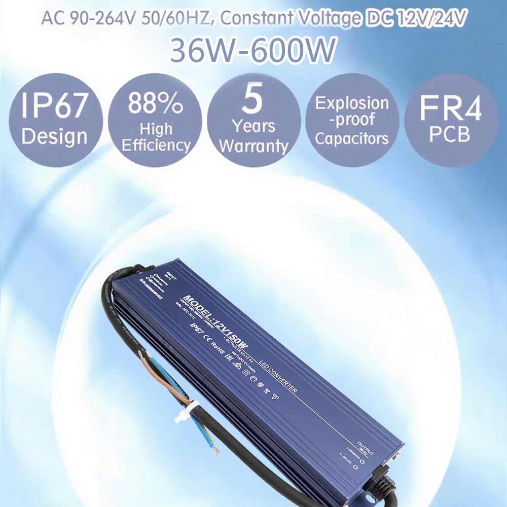 กันน้ำระดับ IP67 รองรับแรงดันไ - Power Supply 12V บทวิจารณ์และราคา