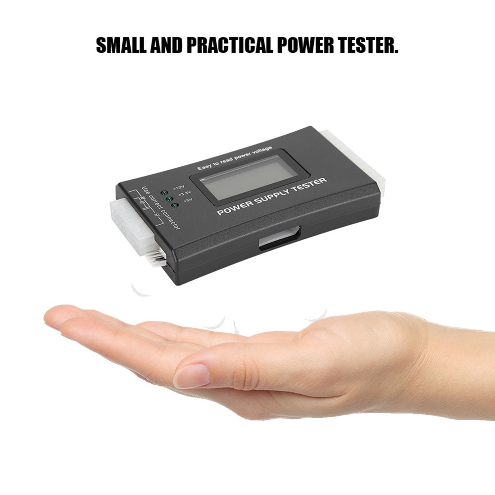 จอแสดงผล LCD เครื่องทดสอบแหล่ง - Power Supply Tester บทวิจารณ์และราคา