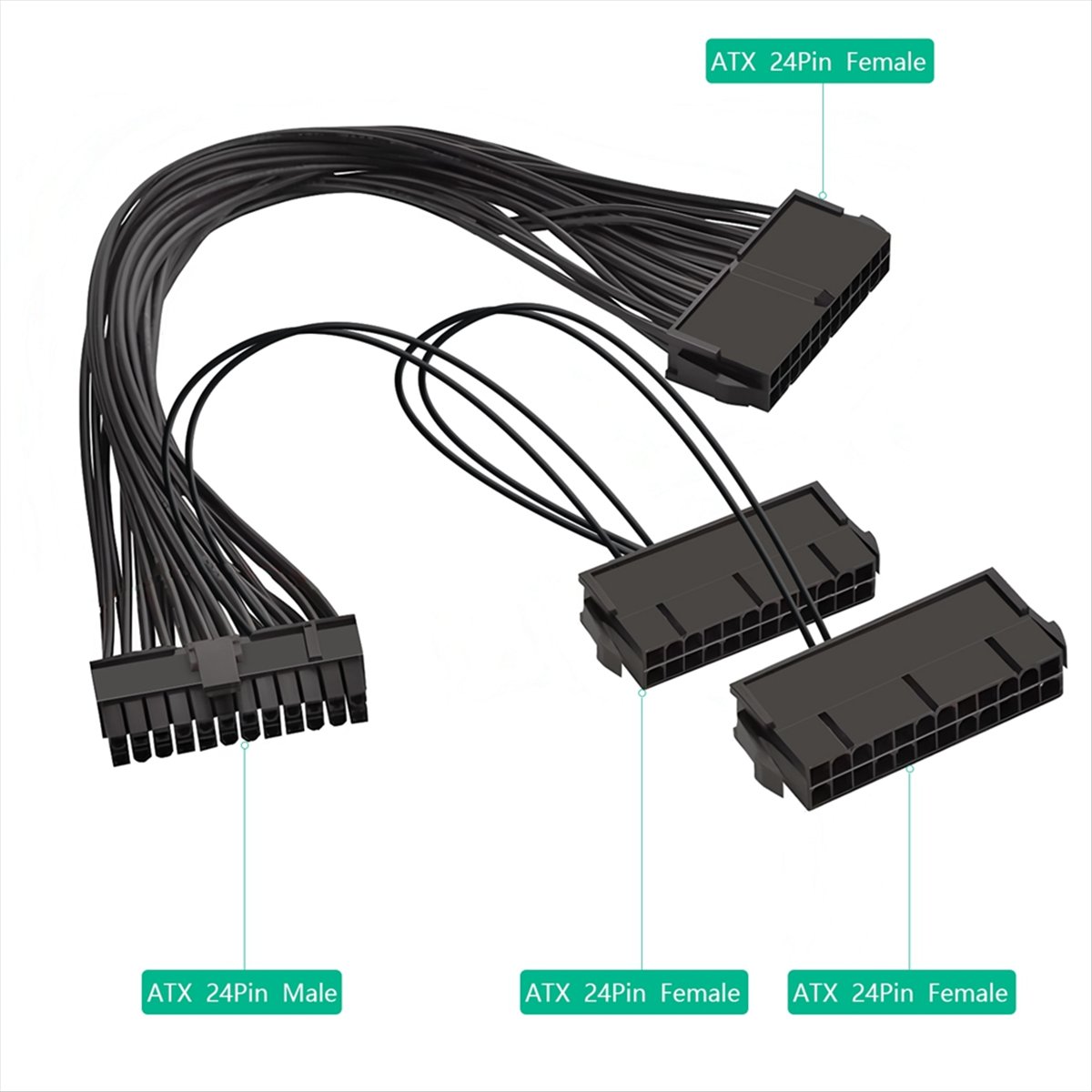 【A19R】สายแยกไฟ PSU แบบ ATX 24  - Psu Computer บทวิจารณ์และราคา