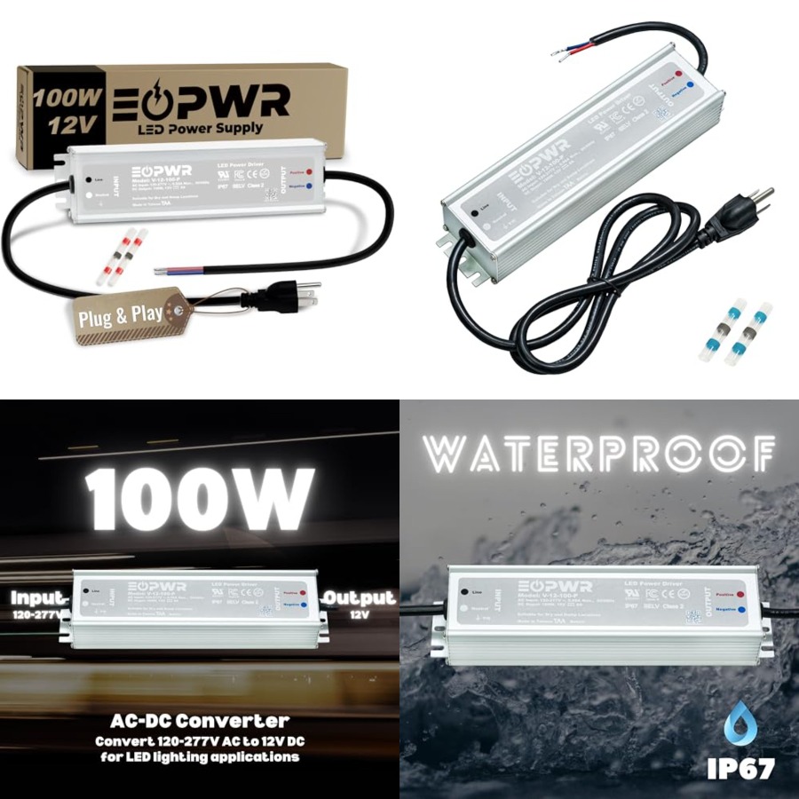 ไดร์เวอร์ LED กันน้ำ IP67 แหล่ - Ac Power Supply บทวิจารณ์และราคา