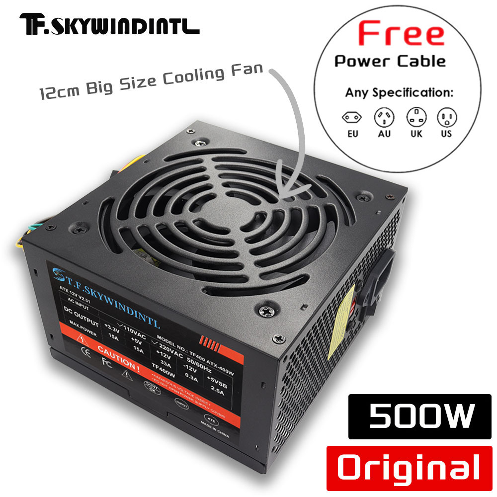 พาวเวอร์ซัพพลาย ATX สำหรับคอมพ - Power Supply 650W บทวิจารณ์และราคา