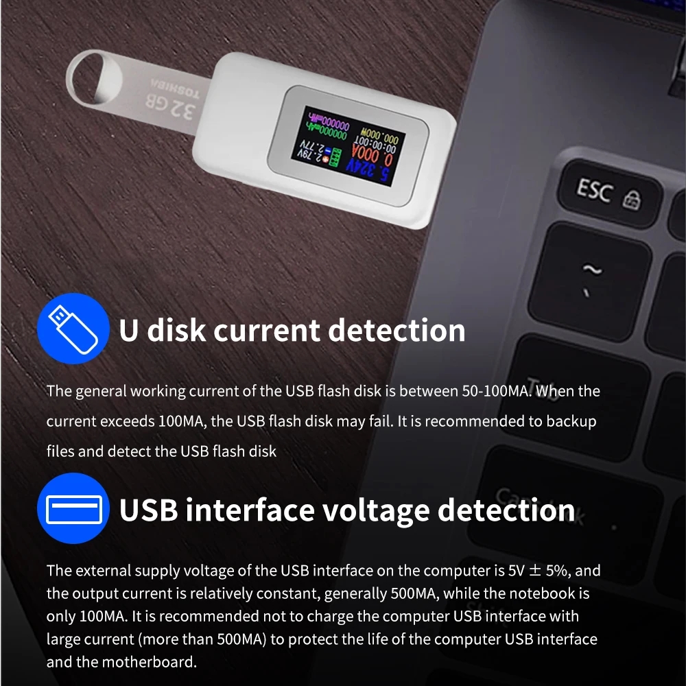 10 in 1 USB Tester DC Digital  - Power Supply Tester บทวิจารณ์และราคา