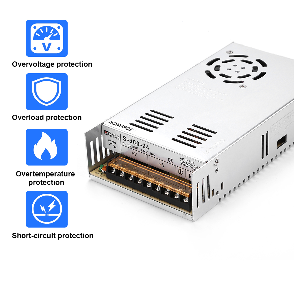 แหล่งจ่ายไฟ12 V 1A 2A 5A 4A 3A - Smps Power Supply บทวิจารณ์และราคา